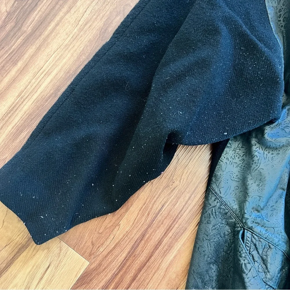 G-III Leather designs || 80s Vintage Black Leather Jacket - Picture 4 of 9